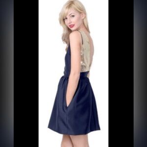 Gold Sparkle Black Camilyn Beth Dress